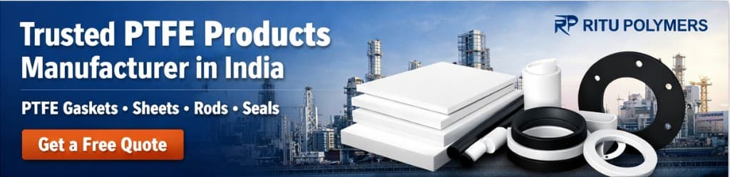 Trusted PTFE products manufacturer banner